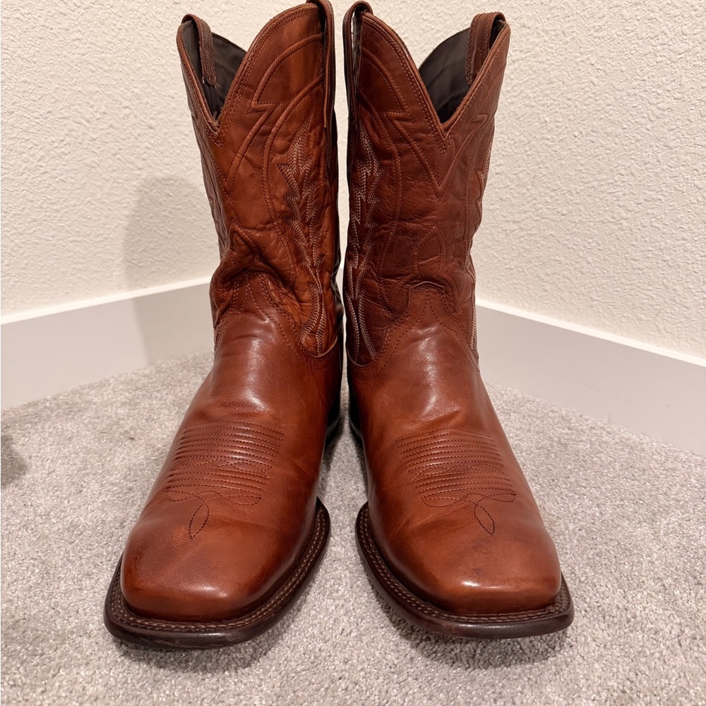 Tecovas The Doc Western Square Toe in Sequoia Men’s boots sz 14 EE